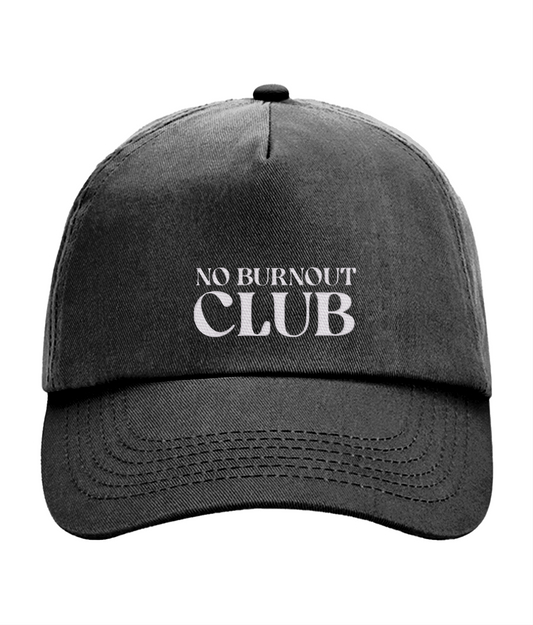 No Burnout Club Dad Cap